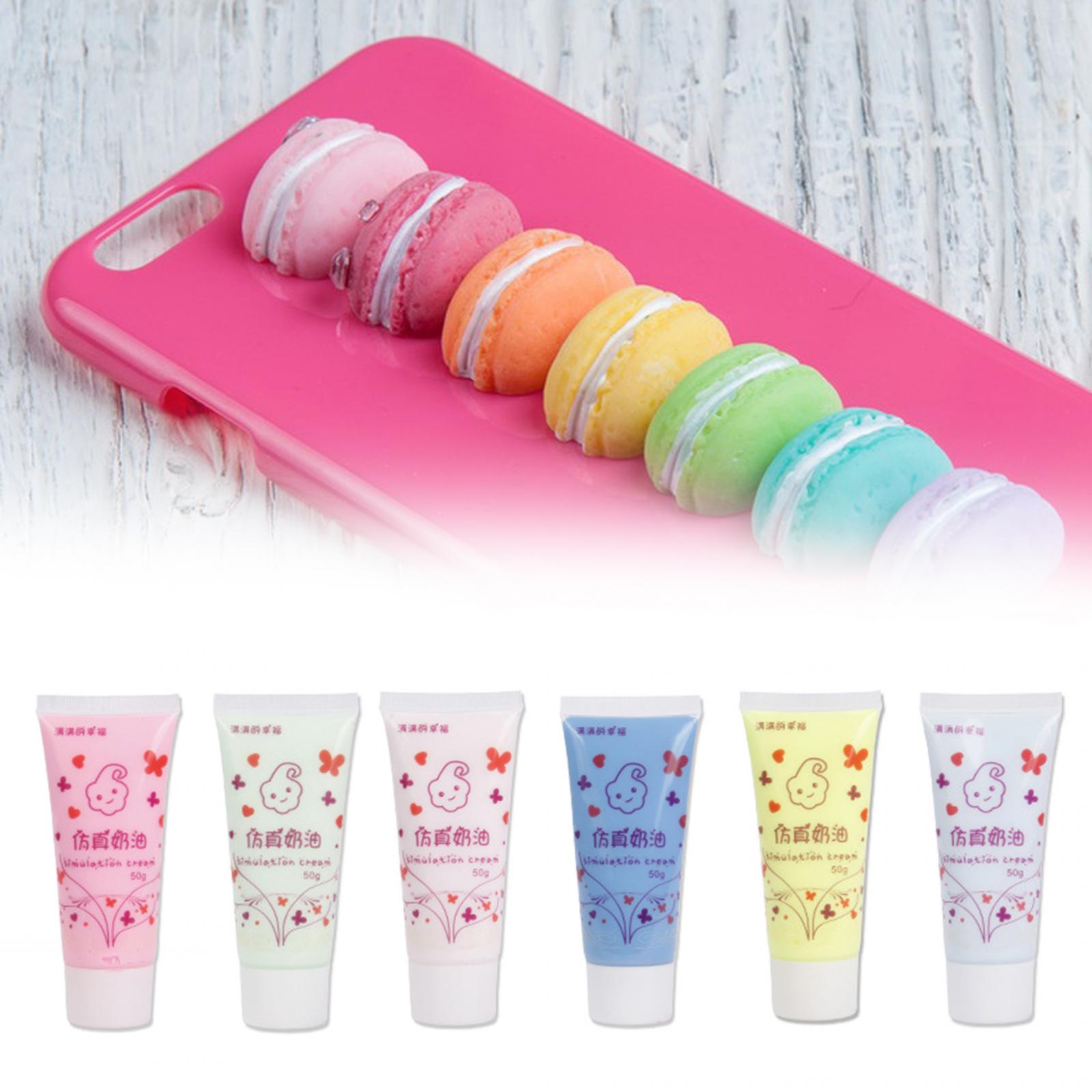 Clay Bar Lubricant - 6x Simulation Whipped Cream Glue Set