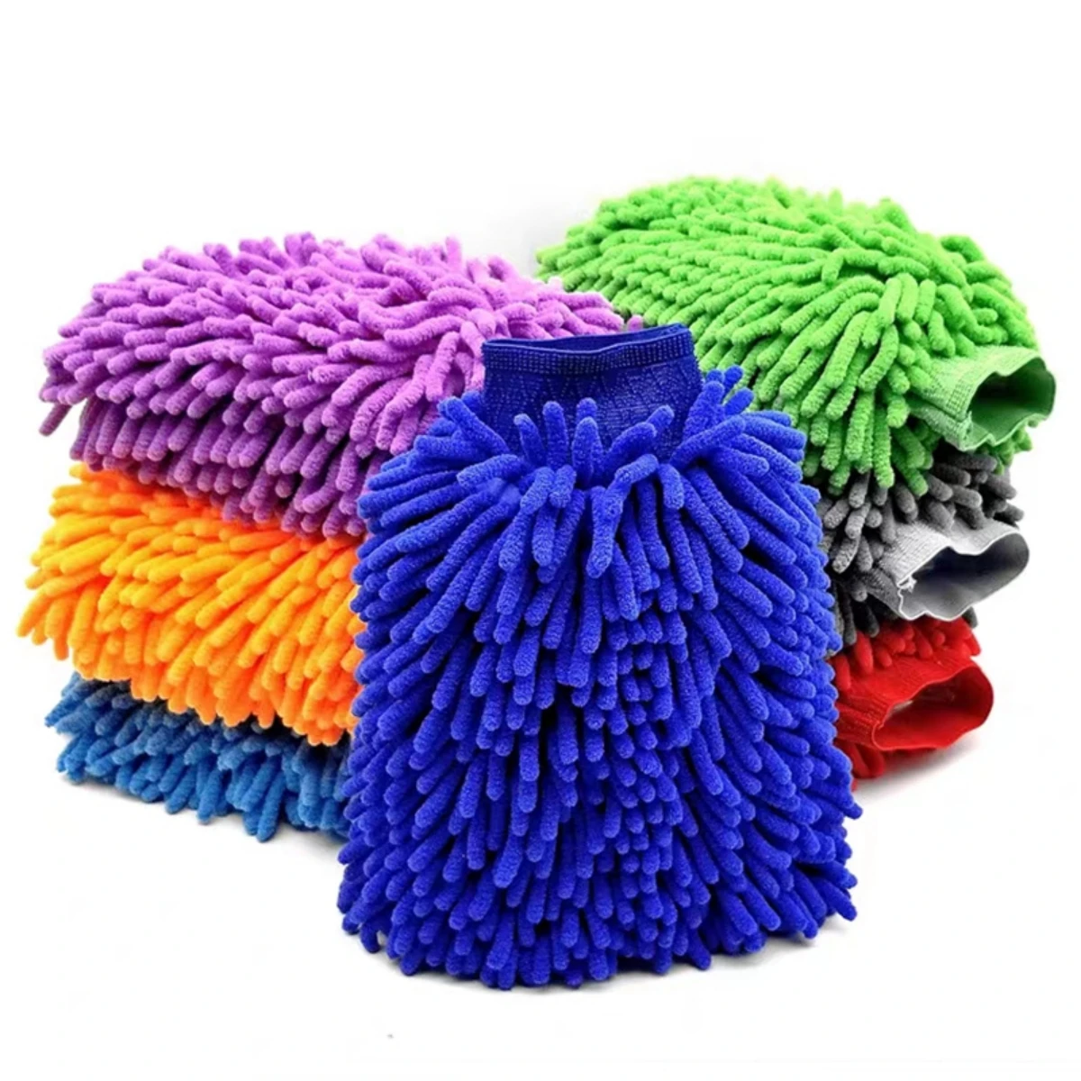 Detailing Brush Set - 1/2pcs Car Wash Glove Coral Mitt