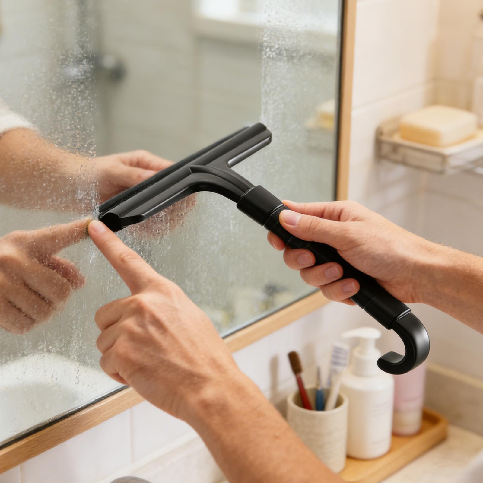 Shower Squeegee Bathroom Glass - Glass Cleaner Streak ulasan dan harga
