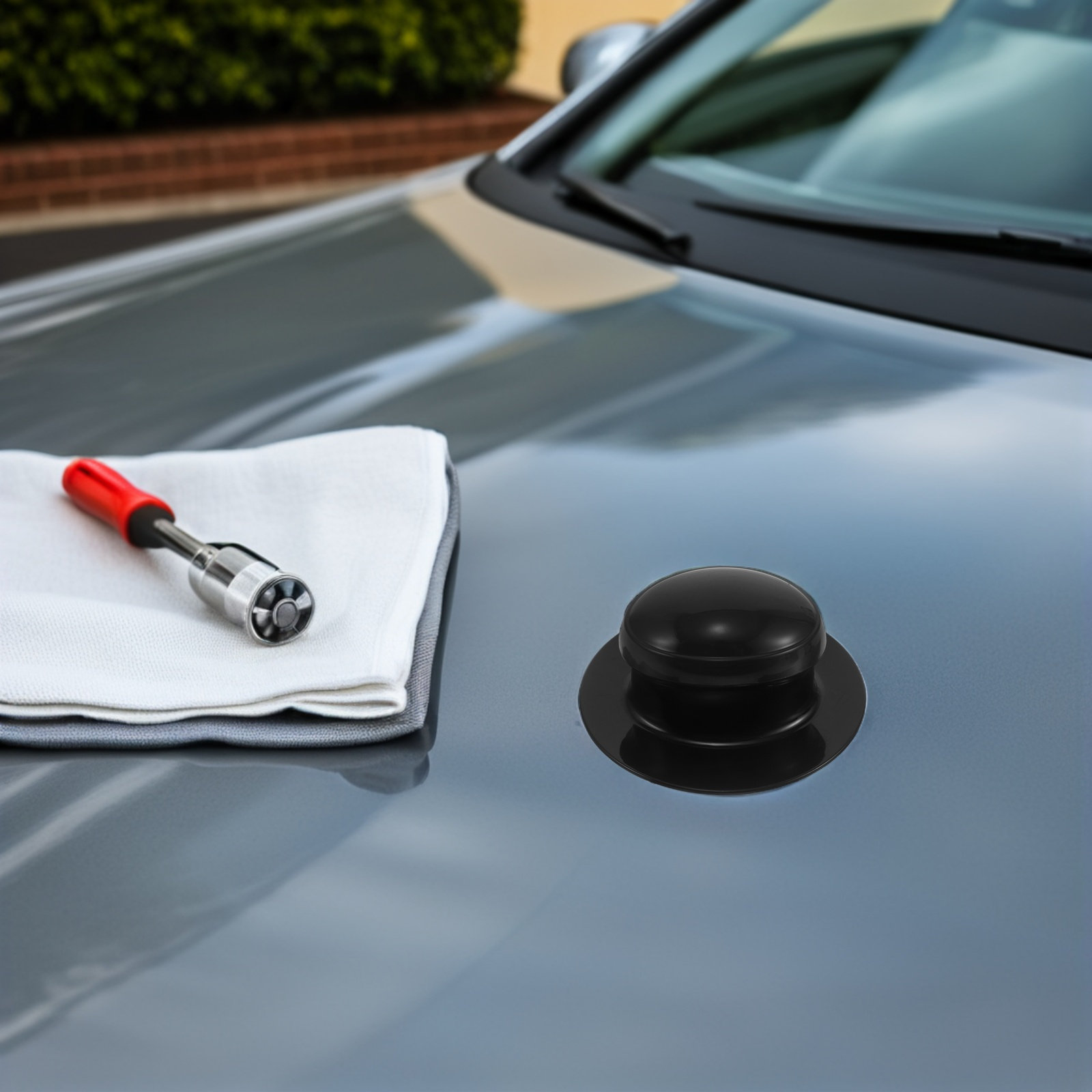 4Pcs Car Polish Pad Handle Pla - Wax Applicator Pad ulasan dan harga