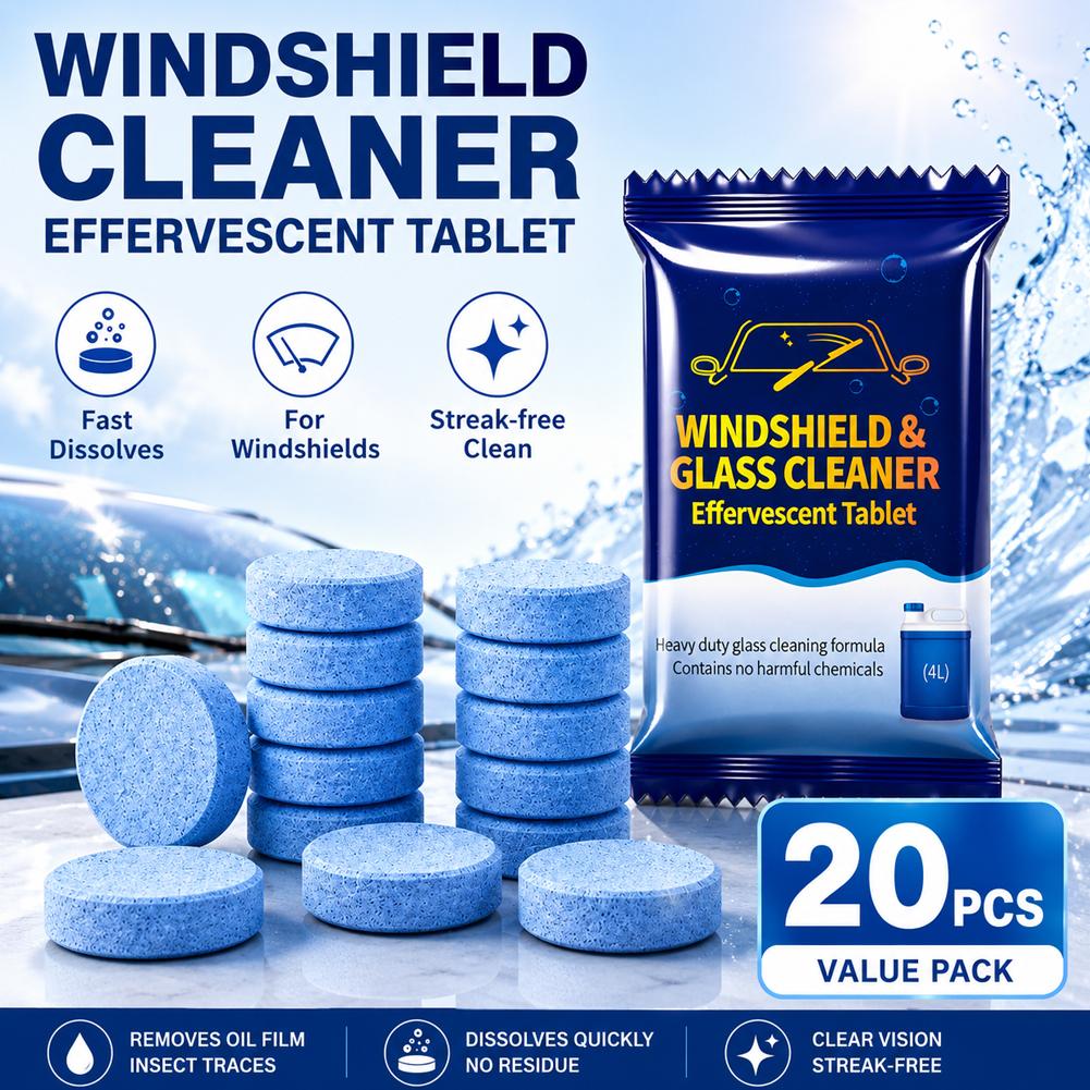 Car Windshield Washer Efferves - Glass Cleaner Streak ulasan dan harga