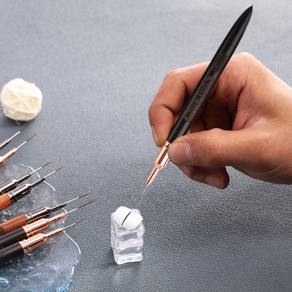 Fine Detail Nail Brush 6/9/12/ - Detailing Brush Set ulasan dan harga