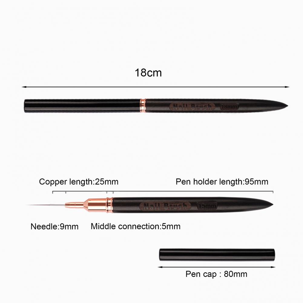 Fine Detail Nail Brush 6/9/12/ - Detailing Brush Set ulasan dan harga