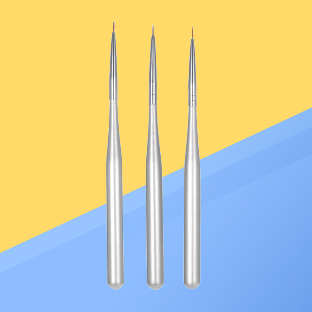 3Pcs Nail Art Liner Pen Set Di - Detailing Brush Set ulasan dan harga