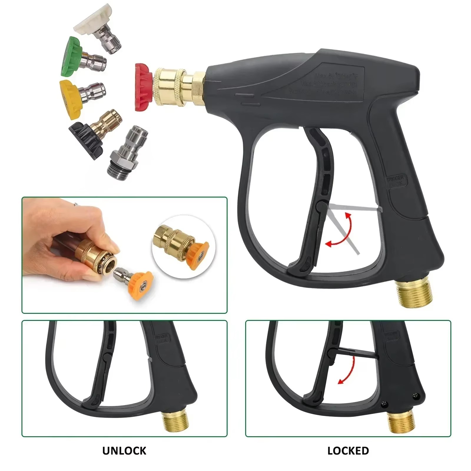 Snow Foam Cannon Lance Kit Com - Pressure Washer Foam Gun ulasan dan harga