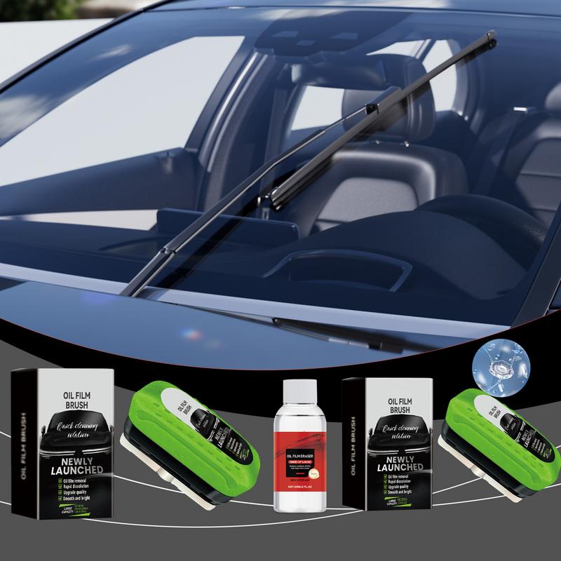 Car Oil Film Cleaning Tool 120 - Car Cleaning Brush ulasan dan harga