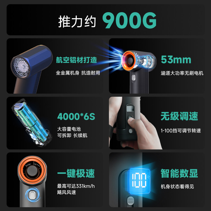 Industrial MAX Handheld Turbo  - Dryer Car Blower ulasan dan harga
