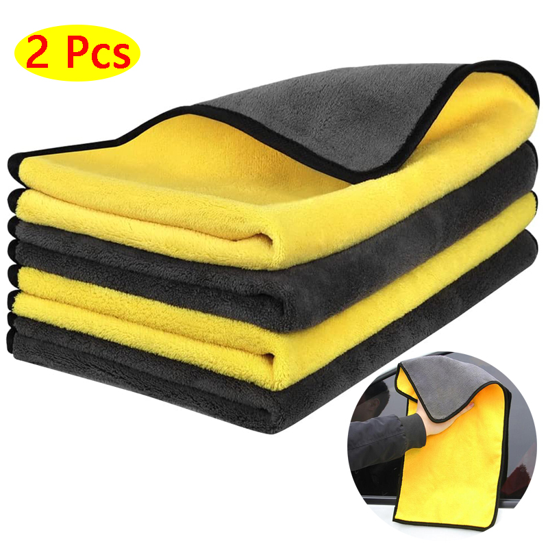 2Pcs/lot 30x30/40/60cm Car Was - Microfiber Towel Detailing ulasan dan harga