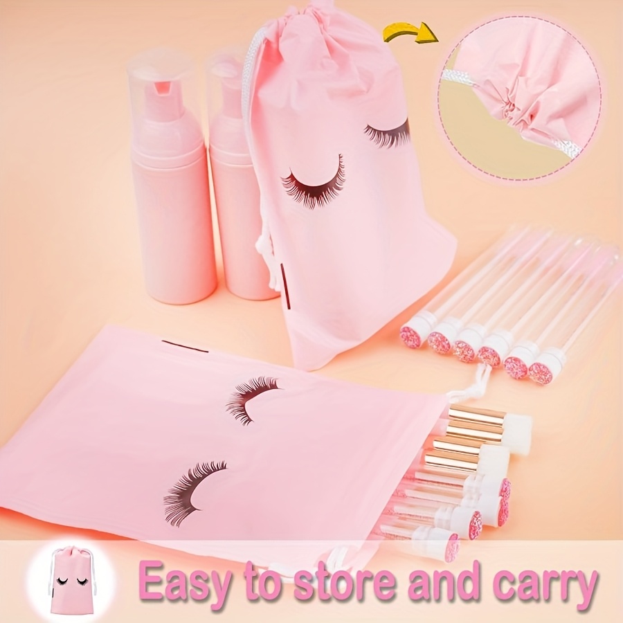 20Pcs Lash Care Kit - 5 Foam P - Detailing Brush Set ulasan dan harga