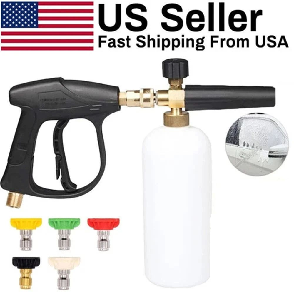 High Pressure Washer Gun+Snow  - Foam Cannon Car Wash ulasan dan harga