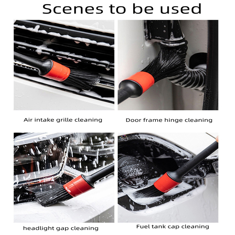 Plastic Car Cleaning Brush Set - Interior Detailing Kit ulasan dan harga