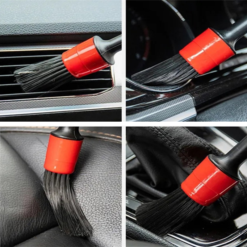 Plastic Car Cleaning Brush Set - Interior Detailing Kit ulasan dan harga