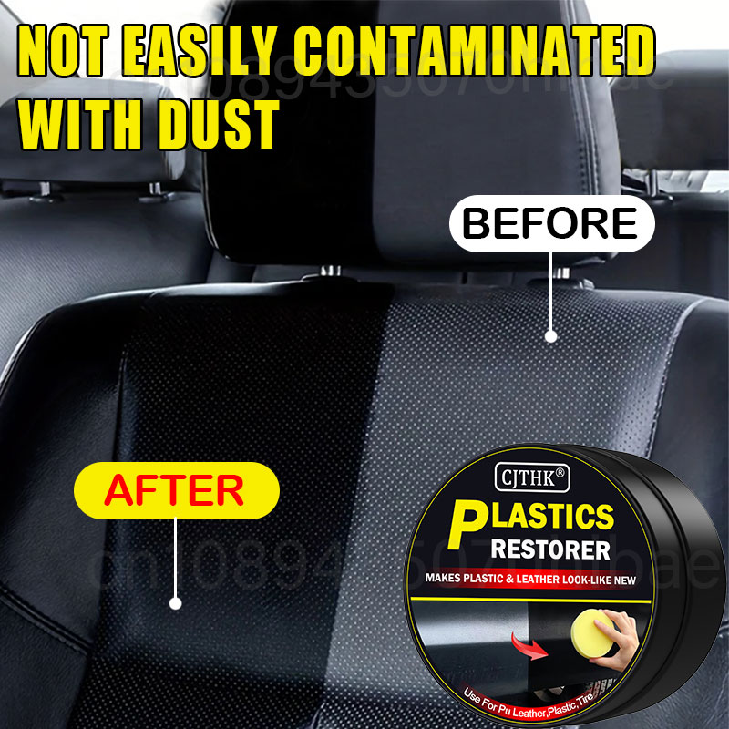 Car Plastic Restorer Back To B - Leather Cleaner Interior ulasan dan harga