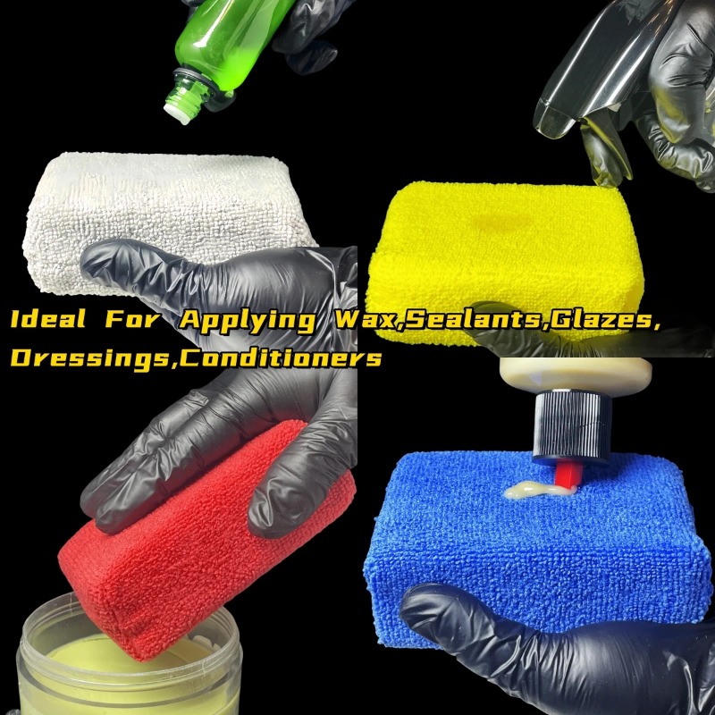 8PCS Microfibre Car Wax Applic - Wax Applicator Pad ulasan dan harga
