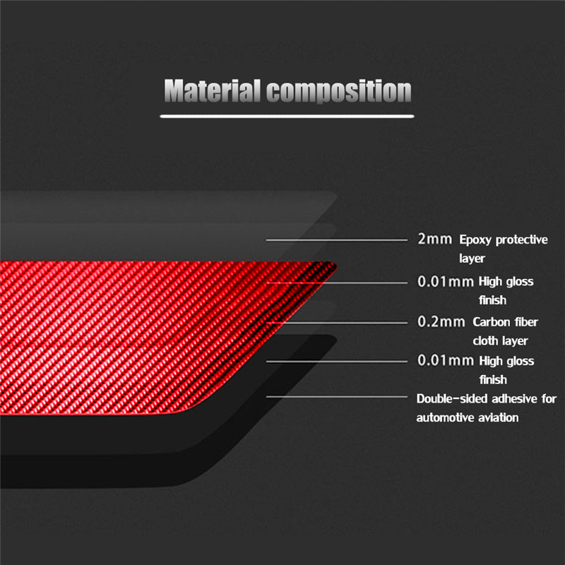 1set Various Parts Red Carbon  - Interior Detailing Kit ulasan dan harga