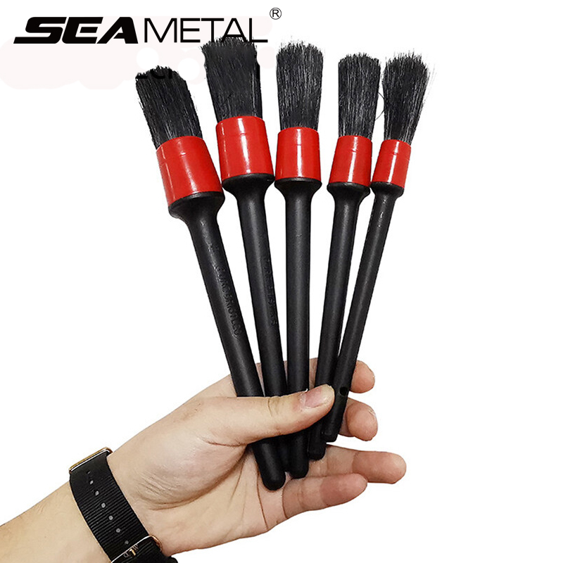 SEAMETAL 5pcs Car Detailing Br - Interior Detailing Kit ulasan dan harga