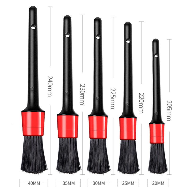 SEAMETAL 5pcs Car Detailing Br - Interior Detailing Kit ulasan dan harga