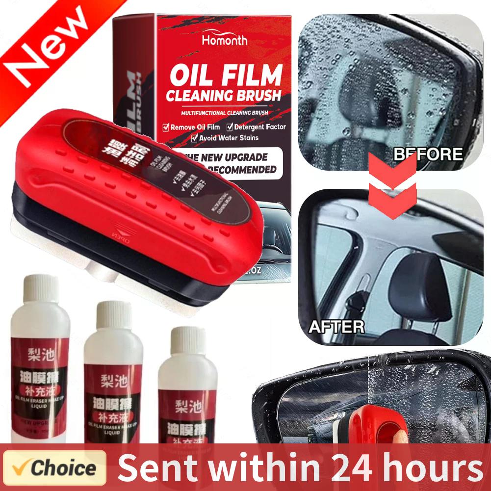 Car Glass Oil Film Remover Aut - Car Cleaning Brush ulasan dan harga